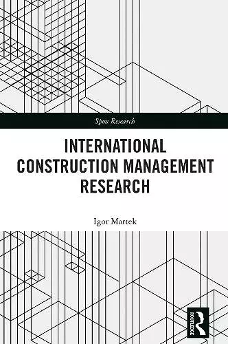 International Construction Management Research cover