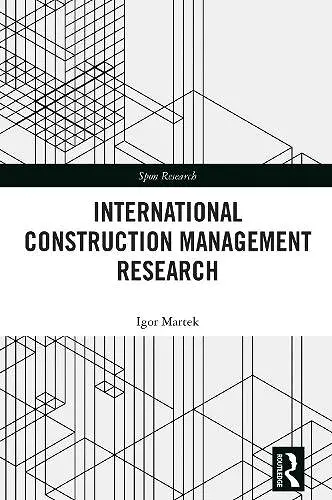 International Construction Management Research cover
