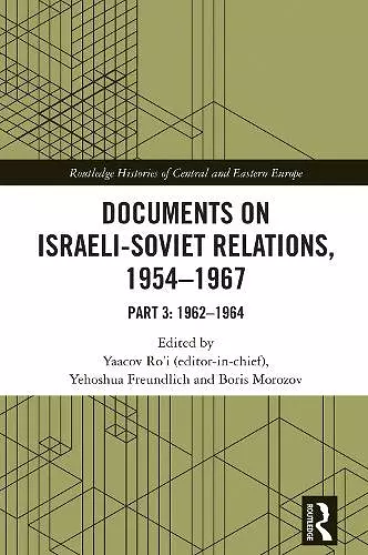 Documents on Israeli-Soviet Relations, 1954–1967 cover
