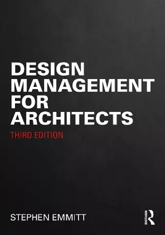 Design Management for Architects cover