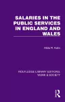Salaries in the Public Services in England and Wales cover