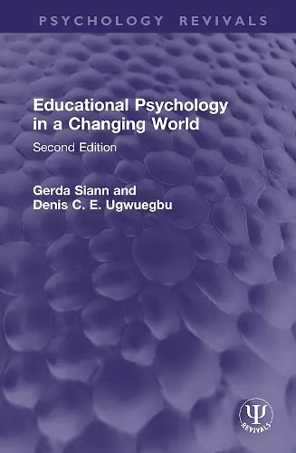 Educational Psychology in a Changing World cover