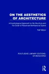 On the Aesthetics of Architecture cover