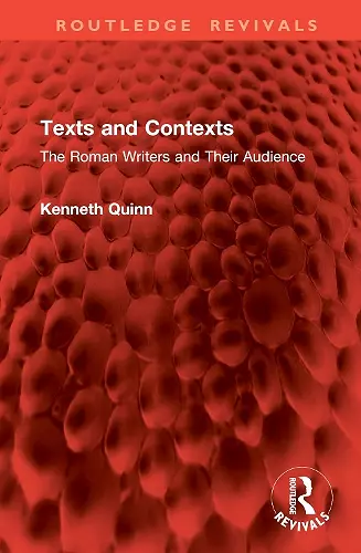 Texts and Contexts cover