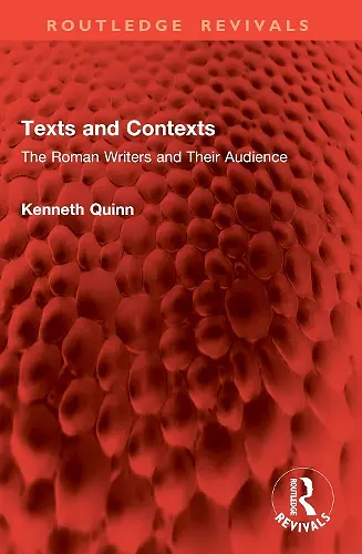 Texts and Contexts cover