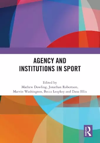 Agency and Institutions in Sport cover