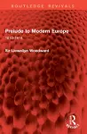Prelude to Modern Europe cover