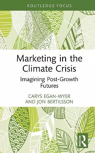 Marketing in the Climate Crisis cover