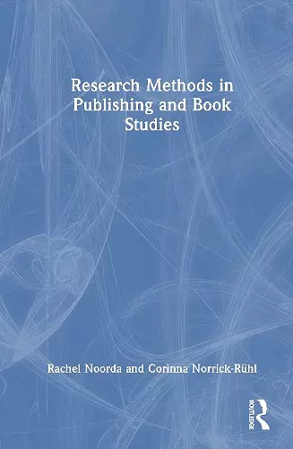 Research Methods in Publishing and Book Studies cover