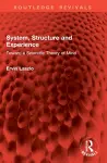 System, Structure and Experience cover