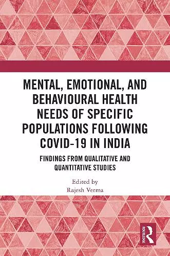 Mental, Emotional, and Behavioural Health Needs of Specific Populations following COVID-19 in India cover