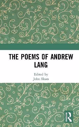 The Poems of Andrew Lang cover