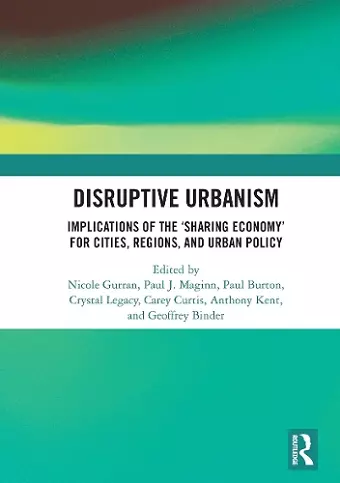 Disruptive Urbanism cover