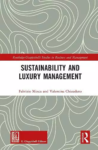 Sustainability and Luxury Management cover
