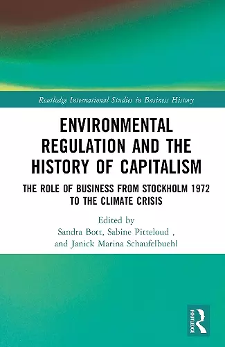 Environmental Regulation and the History of Capitalism cover