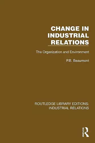 Change in Industrial Relations cover