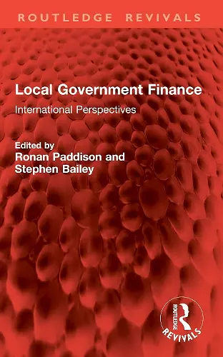 Local Government Finance cover