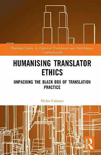Humanising Translator Ethics cover
