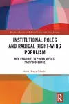 Institutional Roles and Radical Right-Wing Populism cover