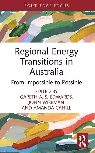 Regional Energy Transitions in Australia cover