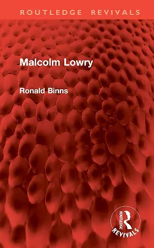 Malcolm Lowry cover