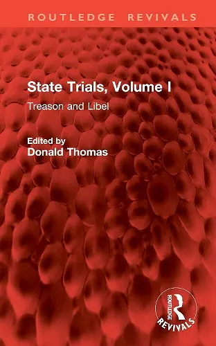 State Trials, Volume I cover