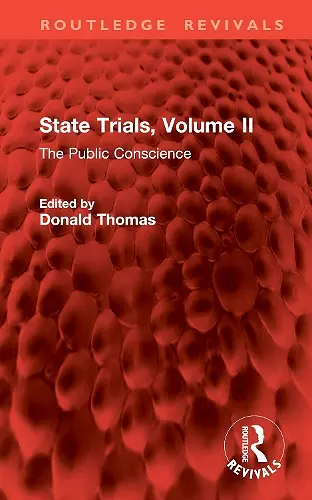 State Trials, Volume II cover