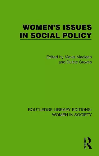 Women's Issues in Social Policy cover