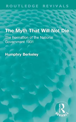 The Myth That Will Not Die cover