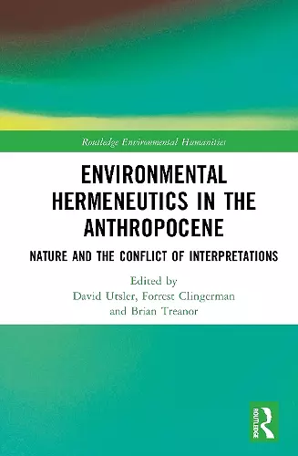 Environmental Hermeneutics in the Anthropocene cover