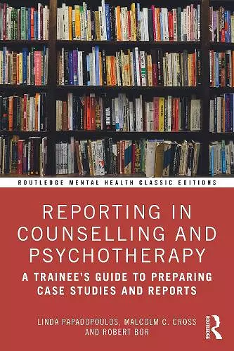 Reporting in Counselling and Psychotherapy cover