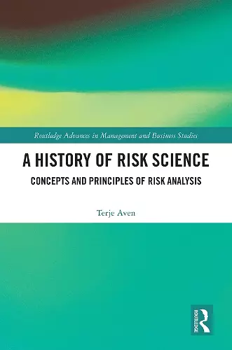 A History of Risk Science cover