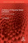A History of Classical Greek Literature cover