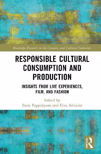 Responsible Cultural Consumption and Production cover