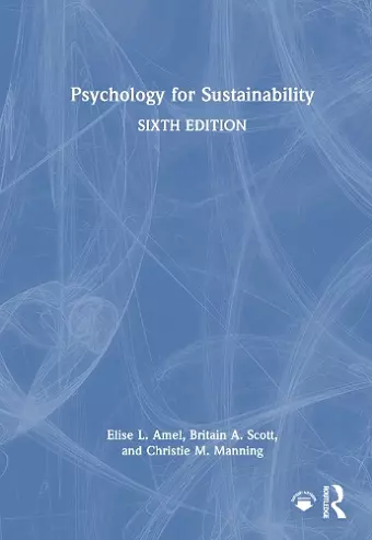 Psychology for Sustainability cover