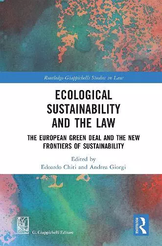 Ecological Sustainability and the Law cover