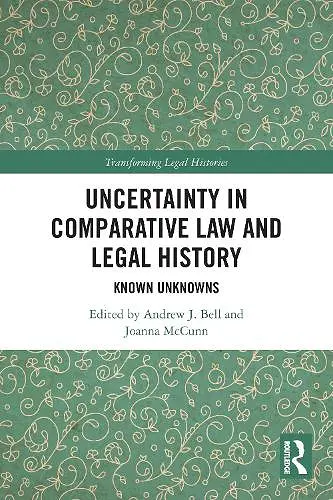 Uncertainty in Comparative Law and Legal History cover