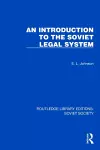 An Introduction to the Soviet Legal System cover