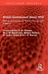 British Government Since 1918 cover