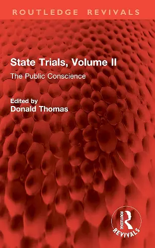 State Trials, Volume II cover