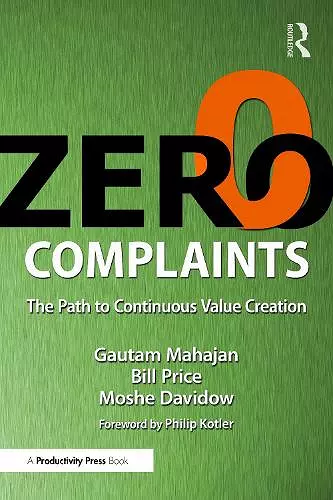 Zero Complaints cover