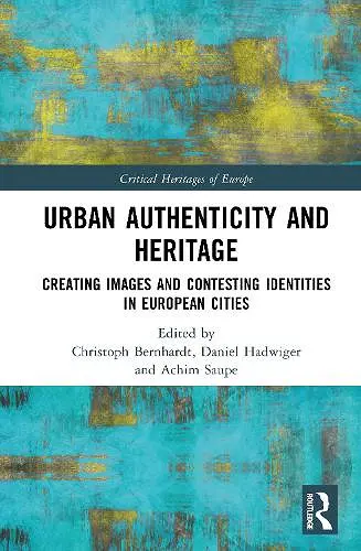 Urban Authenticity and Heritage cover