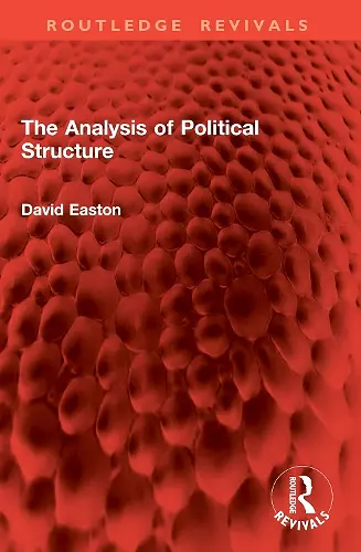 The Analysis of Political Structure cover