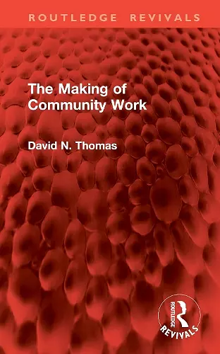 The Making of Community Work cover