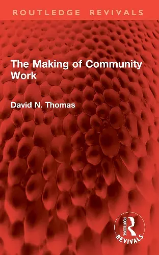 The Making of Community Work cover