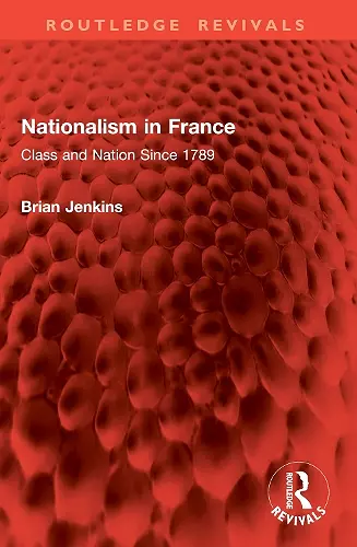 Nationalism in France cover