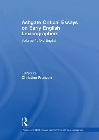 Ashgate Critical Essays on Early English Lexicographers cover