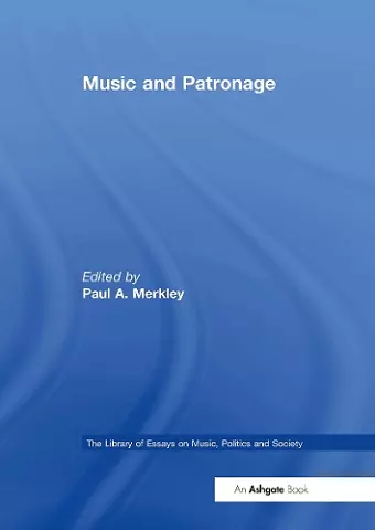 Music and Patronage cover