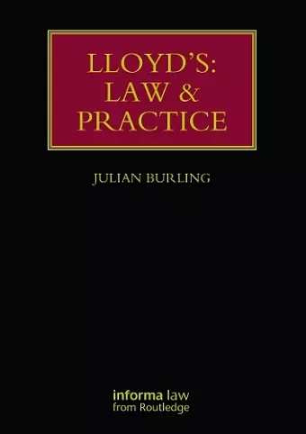 Lloyd's: Law and Practice cover