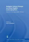 Ashgate Critical Essays on Early English Lexicographers cover